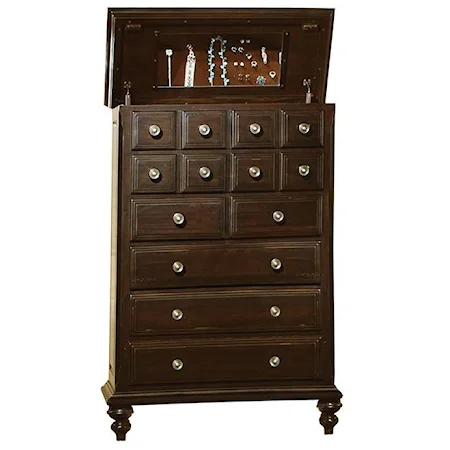 5 Drawer Chest with Lift Top